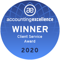 Client Service Award - Winner Badge Web Optimised