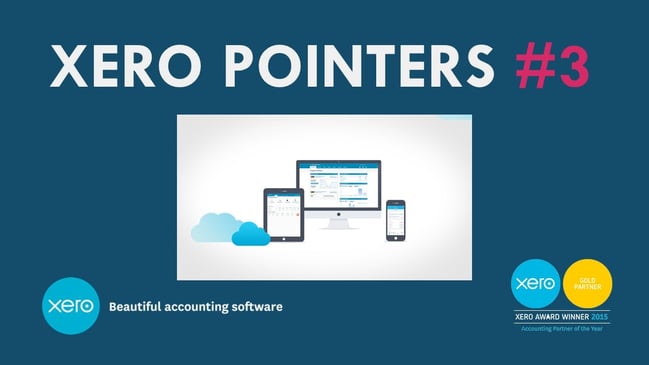 Xero Pointers #3 Create templates for faster invoicing